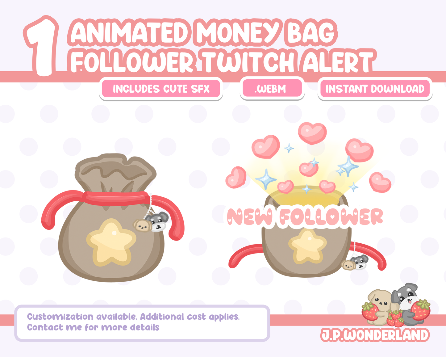 Animated Coin Bag Twitch Alert