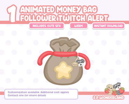 Animated Coin Bag Twitch Alert